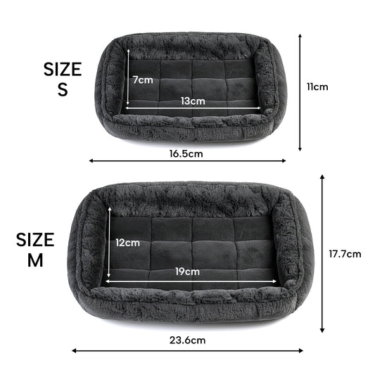 Luxurious Bolster Dog Bed – Fits Metal Crates