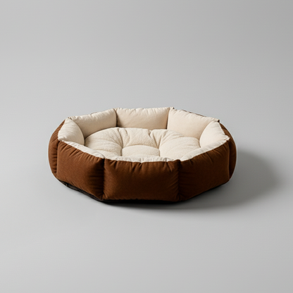 Octagon Cozy Dog Bed