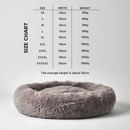 Donut Cuddler Round Dog Bed