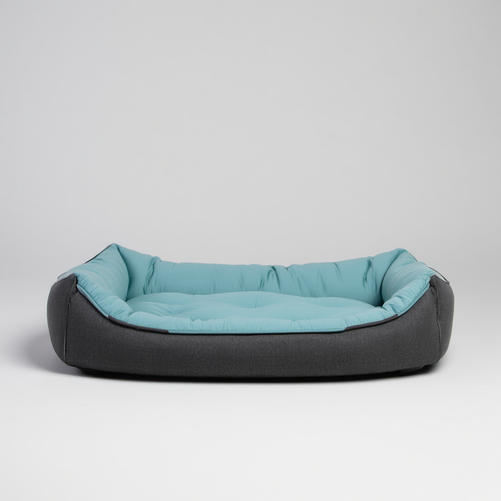 Velvet Rectangular Dog Bed