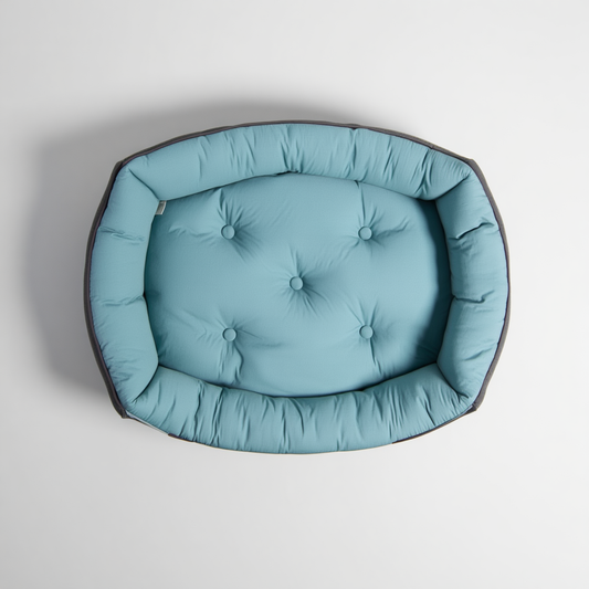 Velvet Rectangular Dog Bed
