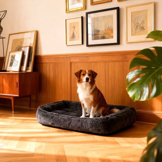 Luxurious Bolster Dog Bed – Fits Metal Crates
