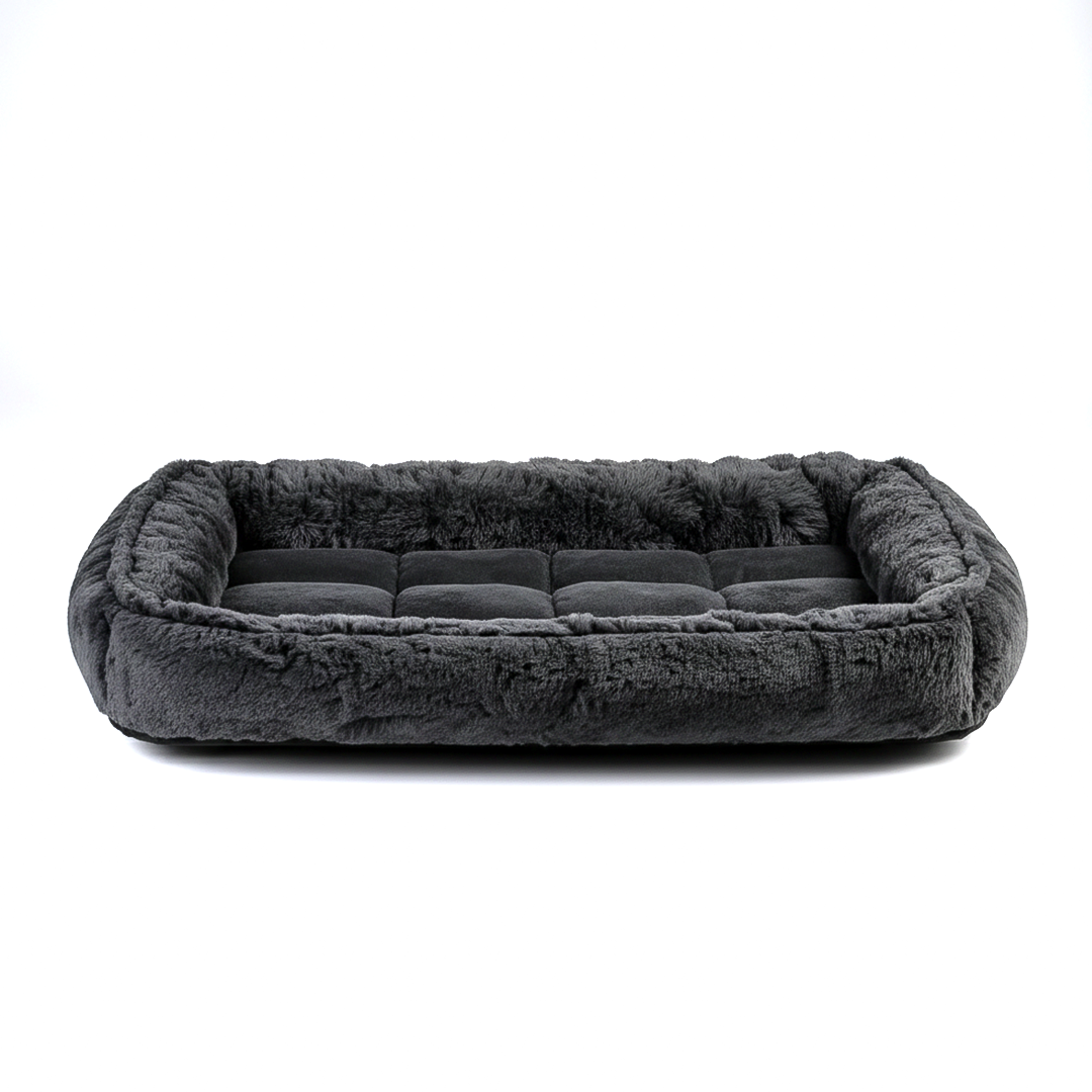 Luxurious Bolster Dog Bed – Fits Metal Crates